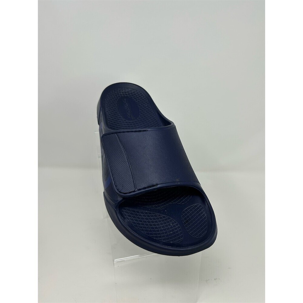 OOFOS OOahh Sport Flex Recovery Slide Sandals Unisex Navy Blue Size 41 - Picture 2 of 12